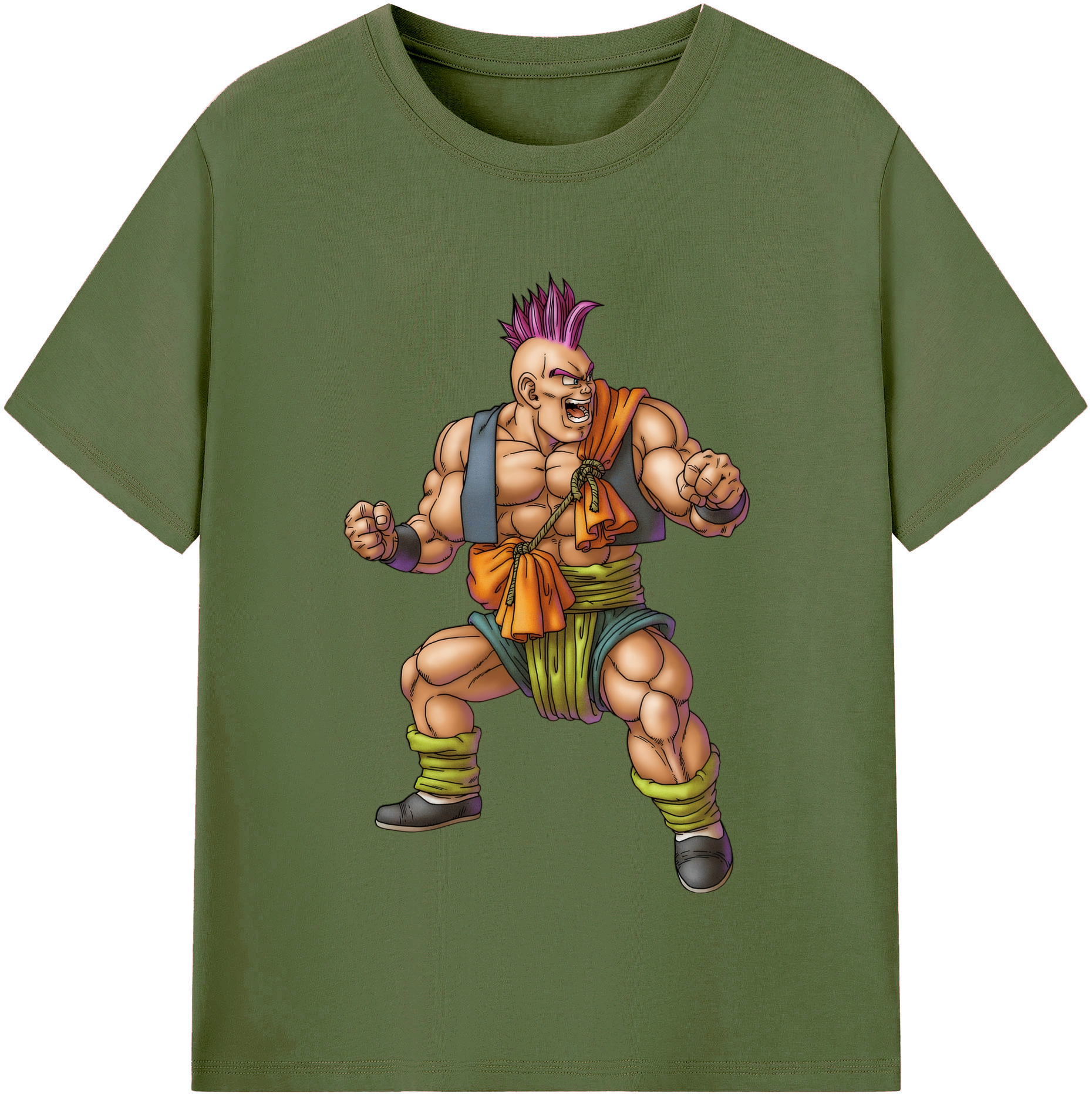 （画像用） ドラゴンクエスト Doragon Kuesuto Dragon Quest 綿100％半袖Tシャツ（フロントプリント）